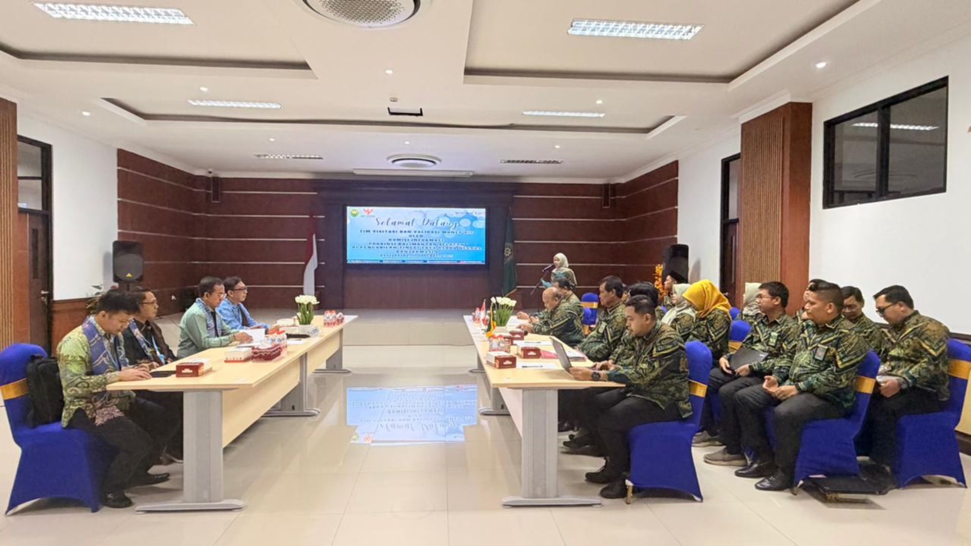 PTTUN Banjarmasin Terima Kunjungan Komisi Informasi Provinsi Kalimantan Selatan Dalam Rangka Visitasi dan Validasi Kuesioner/SAQ Monitoring Dan Evaluasi Keterbukaan Informasi Publik